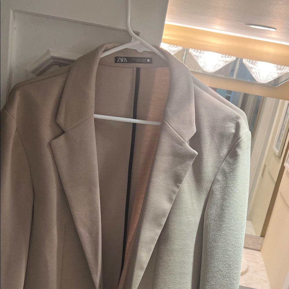 Zara Light Tan Blazer - Picture 4 of 4